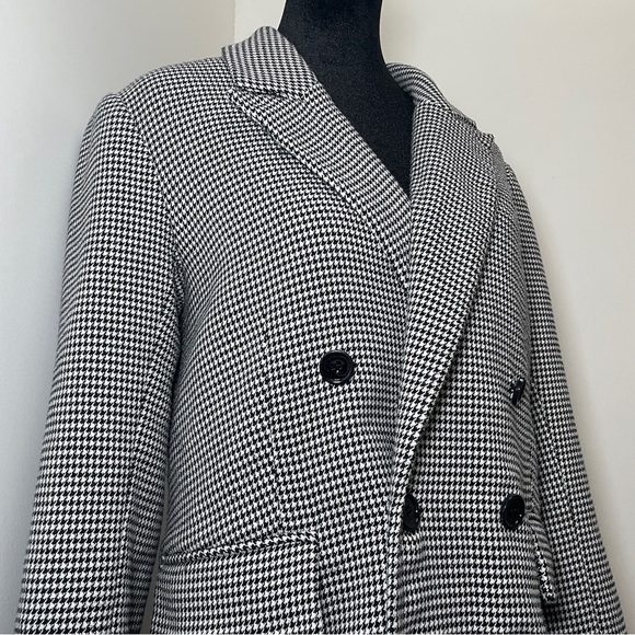 Favorite Daughter- THE PHOEBE BLAZER Black And White Houndstooth Size Medium - Picture 3 of 15